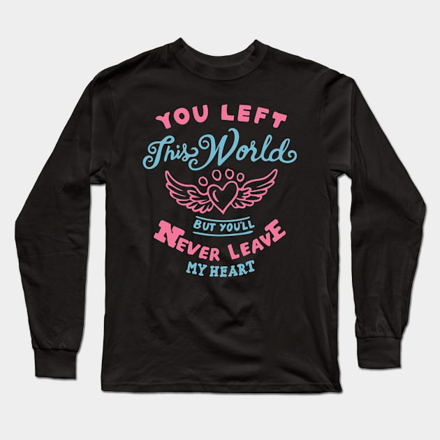 ou Left This World Long Sleeve T-Shirt by veerkun